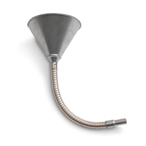 Jeklen lijak s sitom in gibljivo cevjo, pocinkan