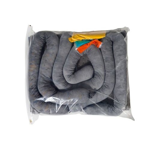 DENSORB komplet za ukrepanje ob razlitju, v torbi z vpojnimi podlogami in kačami univerzalna izvedba