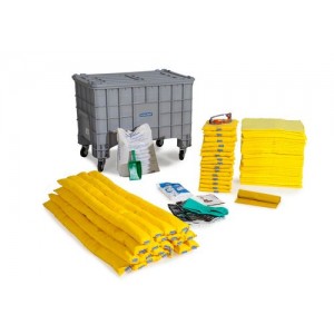 DENSORB set za nujne primere v škatli s pokrovom in kolesi, posebna izvedba