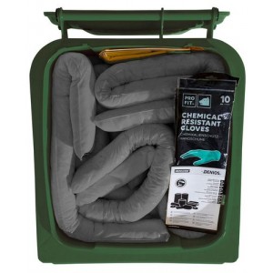 DENSORB komplet za ukrepanje ob razlitju, v zabojniku B 24, univerzalna izvedba