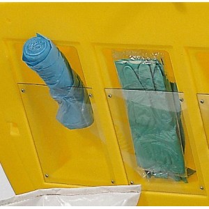 DENSORB komplet veziv za ukrepanje ob razlitju olja, v varnostni škatli SF100