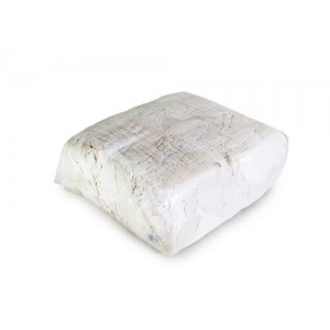 Trikotne čistilne krpe TW iz bele bombažne tkanine, 3 zavitki po 10 kg