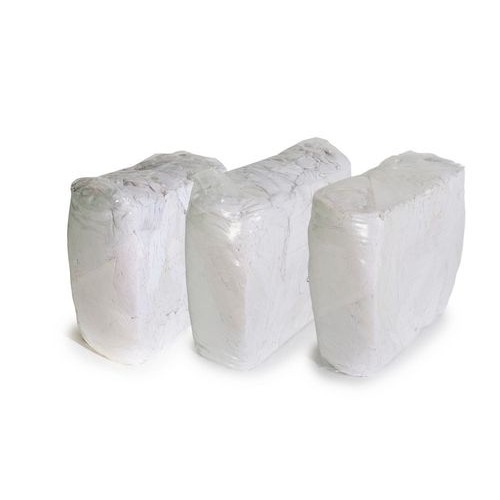 Čistilne krpe BW iz bele bombažne tkanine, 3 zavoji po 10 kg