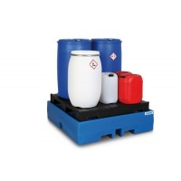 Lovilna posoda classic-line za 4 sode, s PE paleto, 1300x1300x470