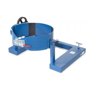 Obračalnik sodov SVK iz jekla, lakiran, za 200-litrske sode, z brezkončno verigo