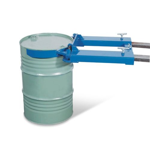 Objemka za sod FK, jeklo, lakirana, za 1 x 205 l valoviti jekleni sod