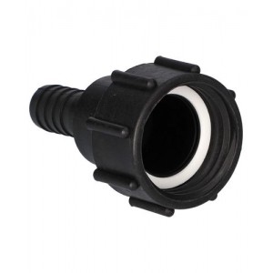 Posebni navojni adapter SG 5 iz DIN 61 / 31 (I) v cevni priključek 1", črn