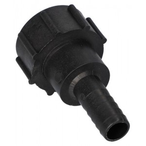 Posebni navojni adapter SG 5 iz DIN 61 / 31 (I) v cevni priključek 1", črn