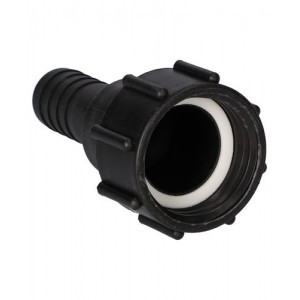 Posebni navojni adapter SG 6 iz DIN 61 / 31 (I) v cevni priključek 1 1/4", črn