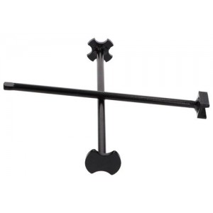 Križni ključ, jeklen, lakiran, za odpiranje najpogostejših zapiral za sode