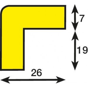 Kotna zaščita, tip E, samolepilna, dolžina 5 m