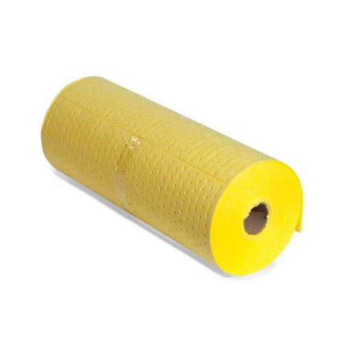 DENSORB vpojne krpe za kemikalije, rola, Economy enojne, težka, 76 cm x 45 m