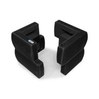 Stebrički zaščitni profil 160 (stebrički do 160x160 mm) iz PE, črn, 360 x 360 x 500 mm, komplet = 2 kosa