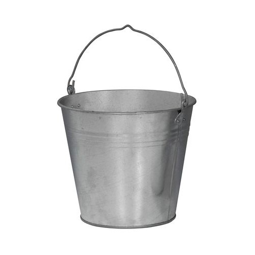 Vedro, pocinkano, 12 litrov, PU = 10 kosov