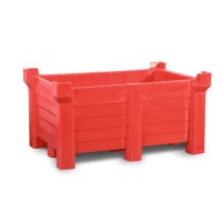  Nakladalna posoda PolyPro iz PE, 300 l, lovilni volumen 280 l, zaprta, rdeča