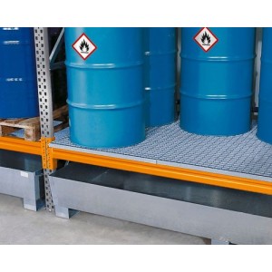 Paletni regal PR 27.37 za 9 palet ali 6 palet za kemikalije, 3 nivoji, osnovni regal