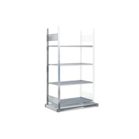 Regal GRB 1060 za vnetljive materiale, s talno posodo, 1006 x 726 x 2000 mm, dodatna enota