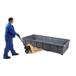 Lovilna kad tip RWP 27.11 iz polietilena (PE), za police s širino 2700 mm