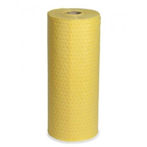 DENSORB vpojne krpe za kemikalije, rola, Economy enojne, lahka, 76 cm x 45 m