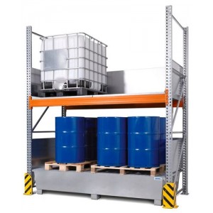 Combi-Shelf 3 K4-I.13, s pocinkano lovilno posodo, osnovni regal