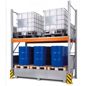 Combi-Shelf 3 K4-I.13, s pocinkano lovilno posodo, osnovni regal