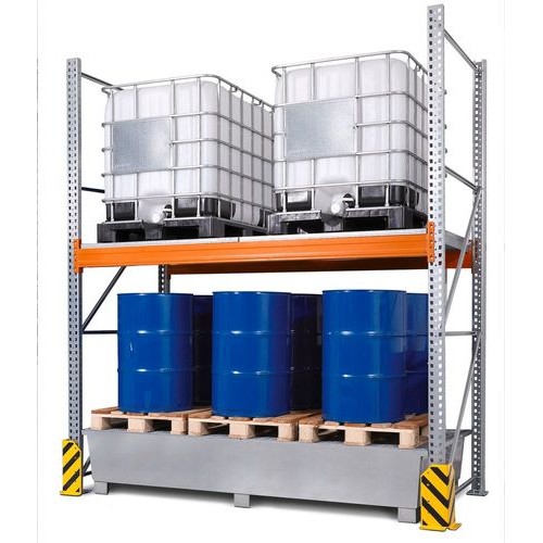 Combi-Shelf 3 K4-I.13, s pocinkano lovilno posodo, osnovni regal