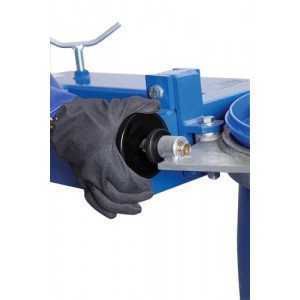 Objemka za sod SK-S, nastavek za viličar iz barvanega jekla, za 1 x 200 l jekleni ali plastični sod