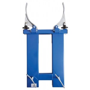 Objemka za sod SK-S, nastavek za viličar iz barvanega jekla, za 1 x 200 l jekleni ali plastični sod