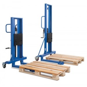 Servo dvigalo sodov, objemka sodov, sodi 200 do 220 l, ozko podvozje, višina dviga 120-520 mm