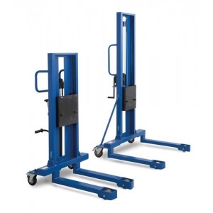 Servo dvigalo sodov, objemka sodov, sodi 200 do 220 l, ozko podvozje, višina dviga 120-520 mm