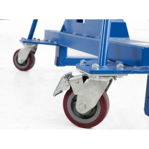 Servo dvigalo sodov, objemka sodov, sodi 200 do 220 l, ozko podvozje, višina dviga 120-520 mm