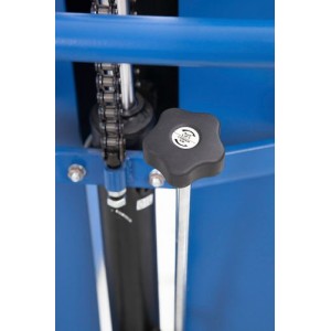 Servo dvigalo sodov, objemka sodov, sodi 200 do 220 l, šasija široka, višina dviga 0-520 mm