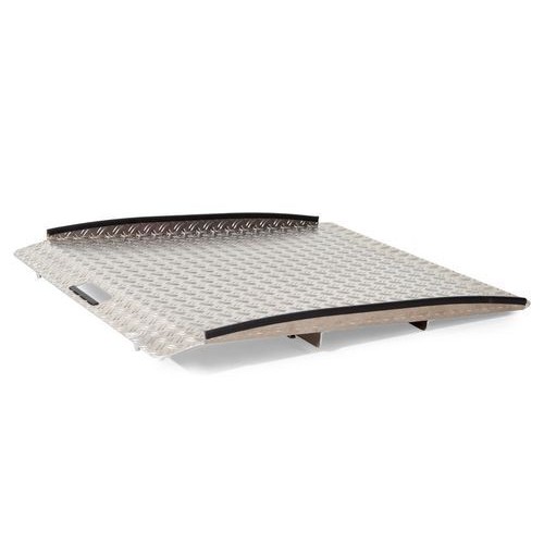 Klančina iz aluminija, Š 908 x G 933 mm, za shranjevanje plinskih jeklenk s talno montažo