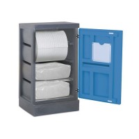 DENSORB dozirna postaja S za ukrepanje ob razlitju olja, z 1-krilnimi vrati