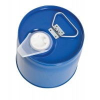 Varnostna posoda, barvano jeklo, s PE notranjim rezervoarjem, 6 litrov