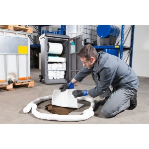 DENSORB mobilni komplet za nujne primere z vezivnimi sredstvi  Caddy M, posebna izvedba z granulatom