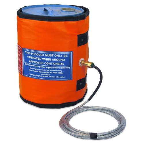 Grelni plašč za 60 l sode, protieksplozijska zaščita T4, 1100 - 1250 mm, 130 vatov