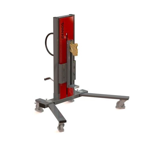 Dvigalo sodov Secu Ex, prijemalo sodov, jekleni sodi 60 do 200 l, podvozje v obliki črke V, višina dviga 0-905 mm, ATEX