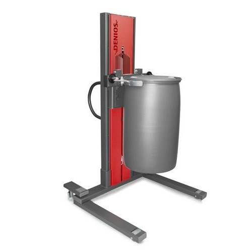 Dvigalo sodov Secu Ex, z objemko, 200 do 220 l, široko podvozje, višina dviga 0-1200 mm, ATEX