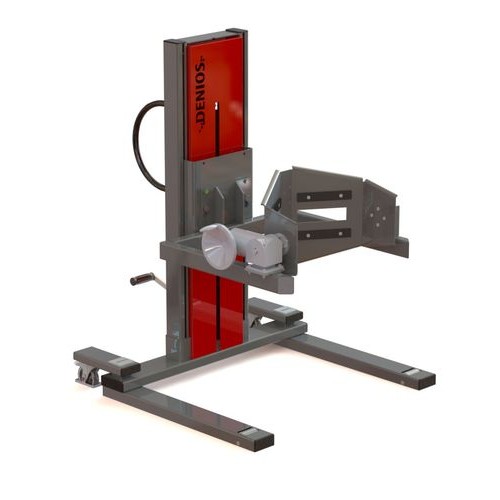 Secu Ex dvigalo sodov, obračanje sodov 360°, sodi 60 do 220 l, široko podvozje, višina dviga 0-930 mm, ATEX