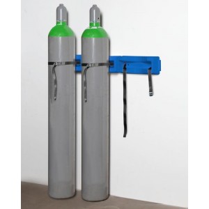 Stensko držalo za plinsko jeklenko WH 3-P univerzalno iz polietilena (PE), za 3 jeklenke z maks. premerom 320 mm