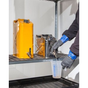 Varnostni kanister FALCON iz nerjavečega jekla, s pipo za polnjenje, 10 litrov