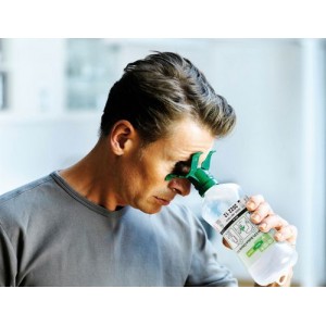 Plastenka za izpiranje oči DUO, s 500 ml 0,9 % fiziološke raztopine (natrijev klorid)