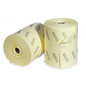 DENSORB vpojne krpe za kemikalije, Economy dvojne, težke, 2-slojni, 50 cm x 45 m, 2 kosa