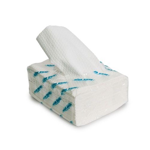 Čistilne robčki All-Tex 80 bele, ekstra močne, prepognjene Q-zgib, format krpe 38 x 30 cm