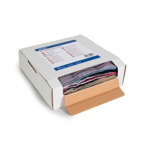 Čistilne krpe Jersey bele, 5 kg v dozirni škatli