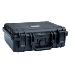 Zaščitni kovček iz umetne mase (PP), črn, s penastimi vložki, 1,6 litra