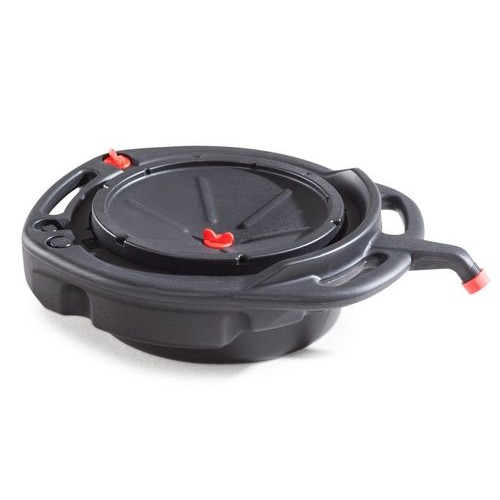 Posoda za odpadno olje in hladilno tekočino, 8 l, zaprta, okrogla, s 3 ročaji