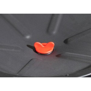 Posoda za odpadno olje in hladilno tekočino, 14 l, zaprta, okrogla, s 3 ročaji