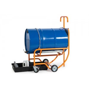 Prekucnik za sode Secu Plus z vzvodom, prašno lakirano jeklo, za jeklene/plastične sode